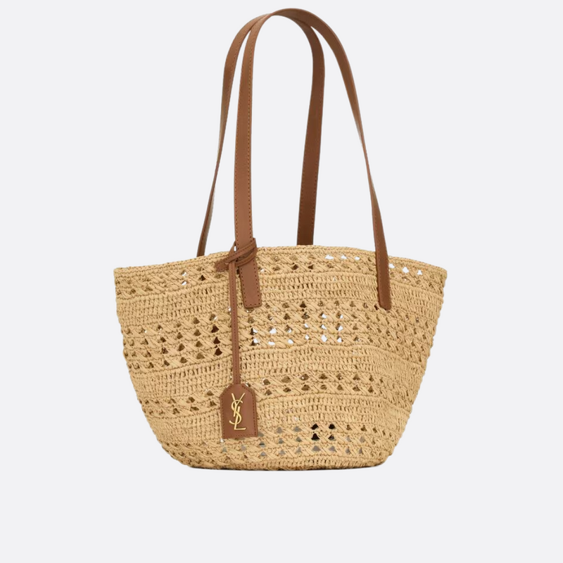 YVES SAINT LAURENT – PANIER BAG IN RAFFIA