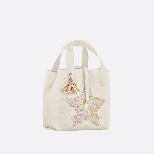 VERTICAL SMALL DIOR LUCKY DIOR TOUJOURS TOTE BAG