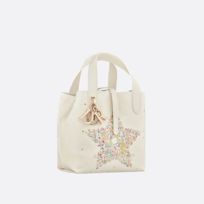 VERTICAL SMALL DIOR LUCKY DIOR TOUJOURS TOTE BAG