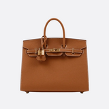 HERMÈS BIRKIN 25 HSS CRAIE/GRIS TOURTERELLE IN TOGO LEATHER WITH BRUSHED GOLD HARDWARE