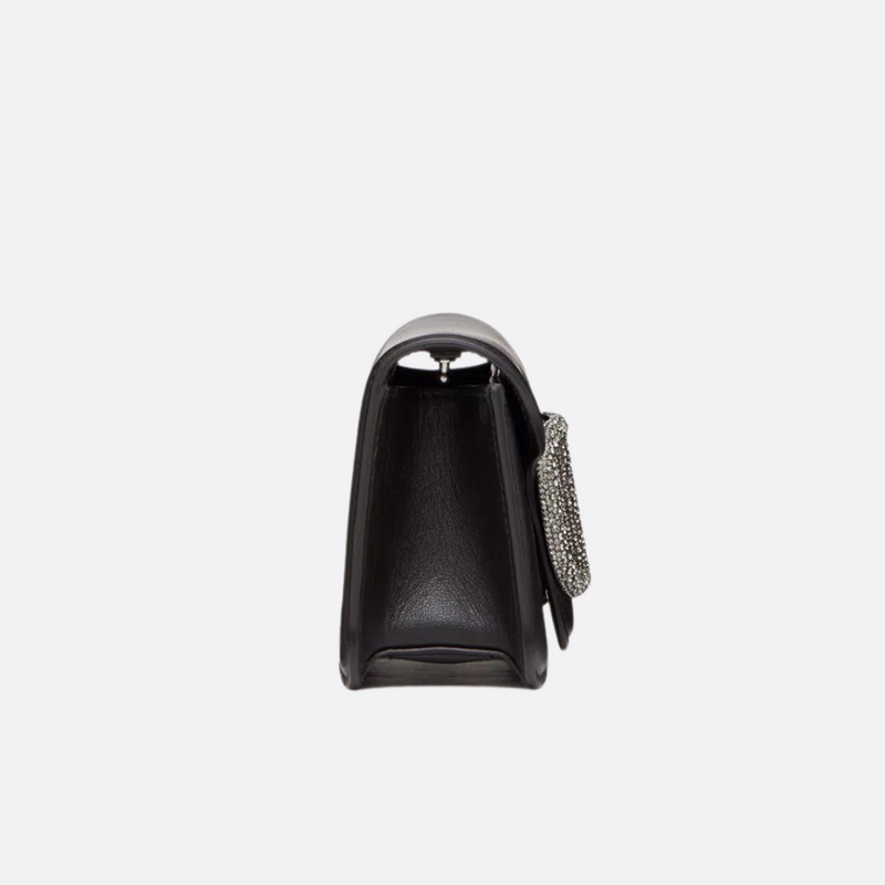 VALENTINO GARAVANI LOCÒ SMALL SHOULDER BAG WITH JEWEL LOGO