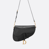LARGE SOFT SADDLE BAG WITH STRAP BY DIOR