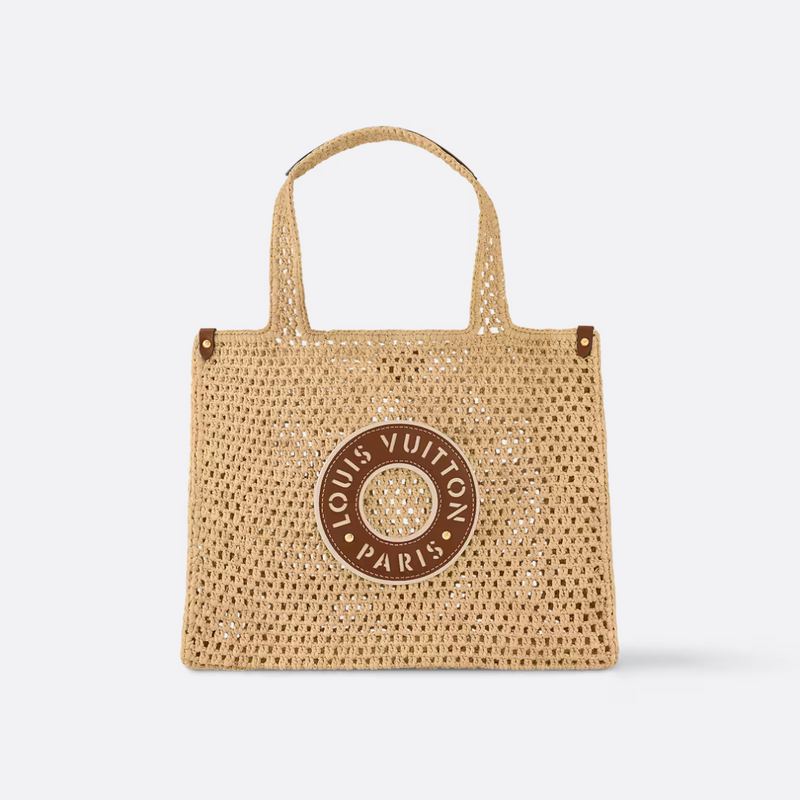 LOUIS VUITTON BY THE POOL RAFFIA ONTHEGO MM M24723