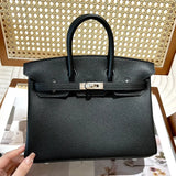 HERMÈS BIRKIN 25 HSS CRAIE/GRIS TOURTERELLE IN TOGO LEATHER WITH BRUSHED GOLD HARDWARE