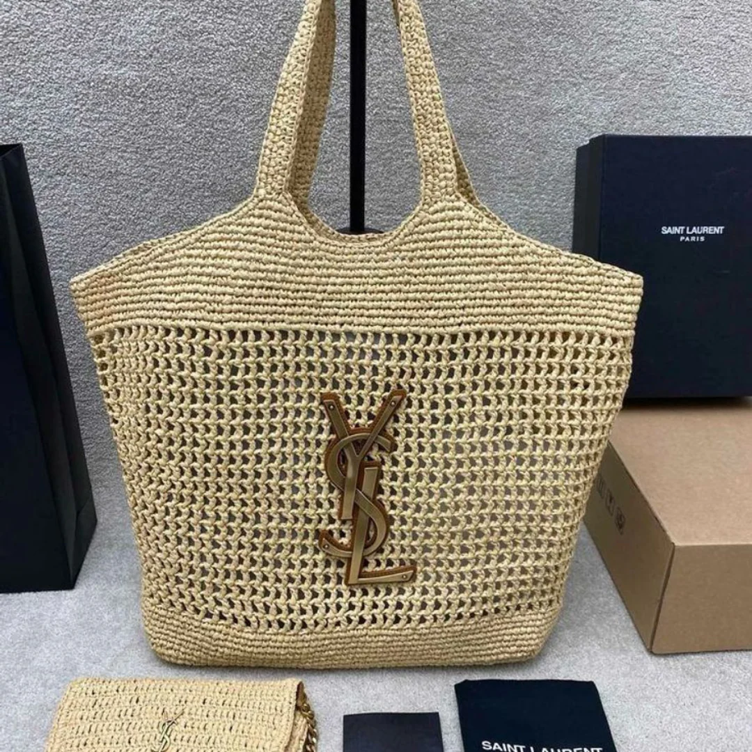ICARE BAG IN RAFFIA
