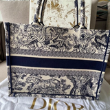 LARGE DIOR BOOK TOTE BAG