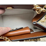 GUCCI DIANA SMALL TOTE BAG WITH CRYSTALS