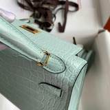 HERMÈS KELLY 28 VERT D’EAU ALLIGATOR – LIMITED EDITION