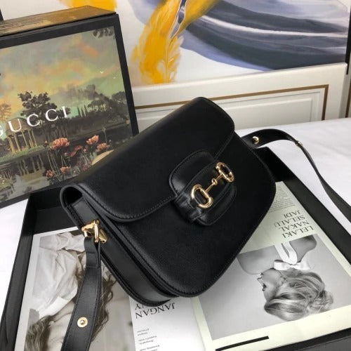 GUCCI 1995 HORSEBIT SHOULDER BAG